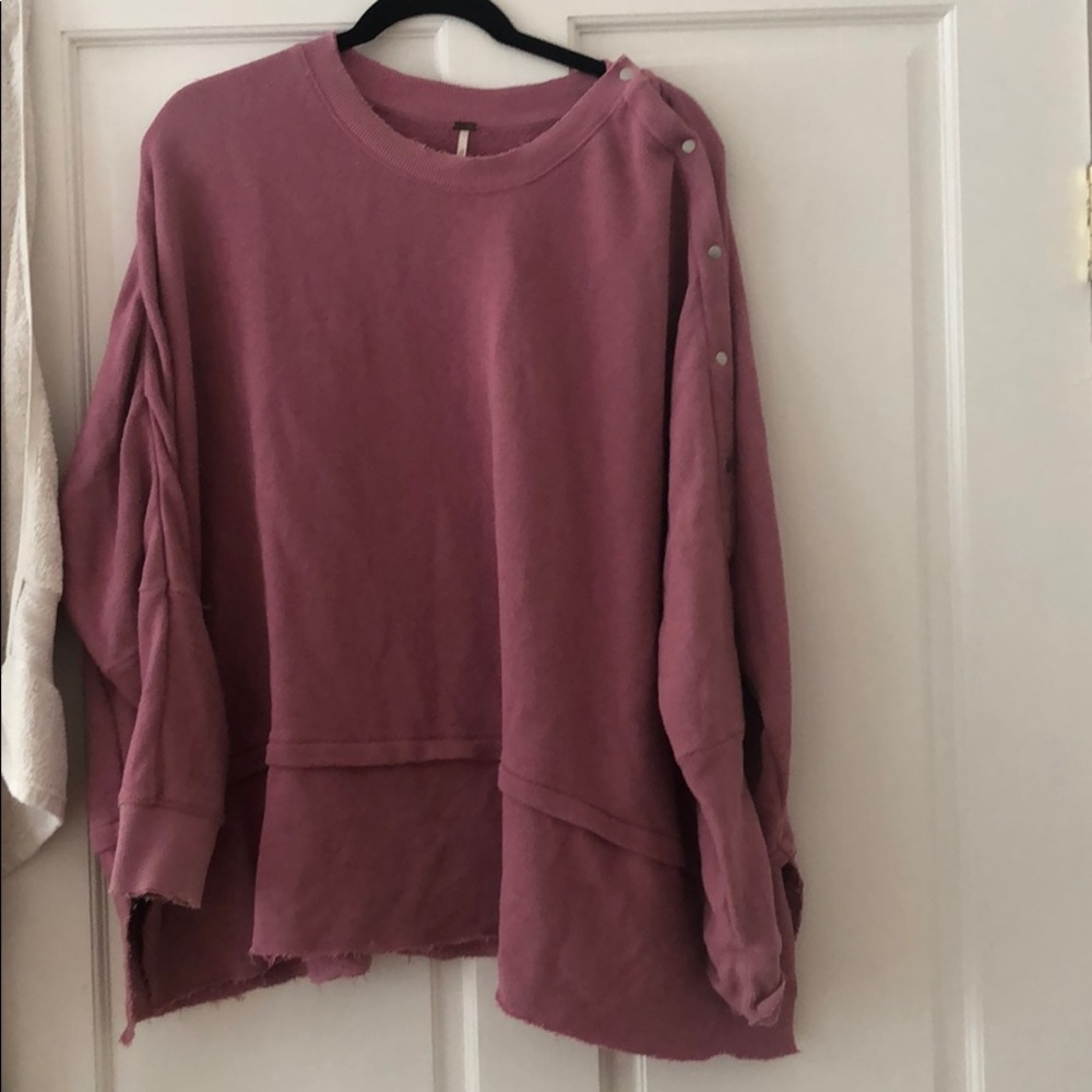 Free people pink sweater